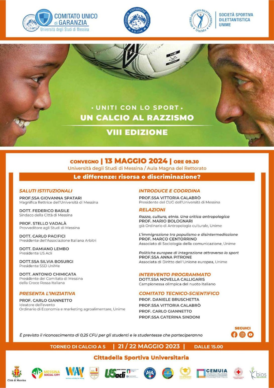 un calcio al razzismo