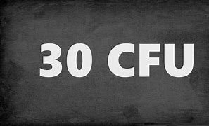 30 CFU