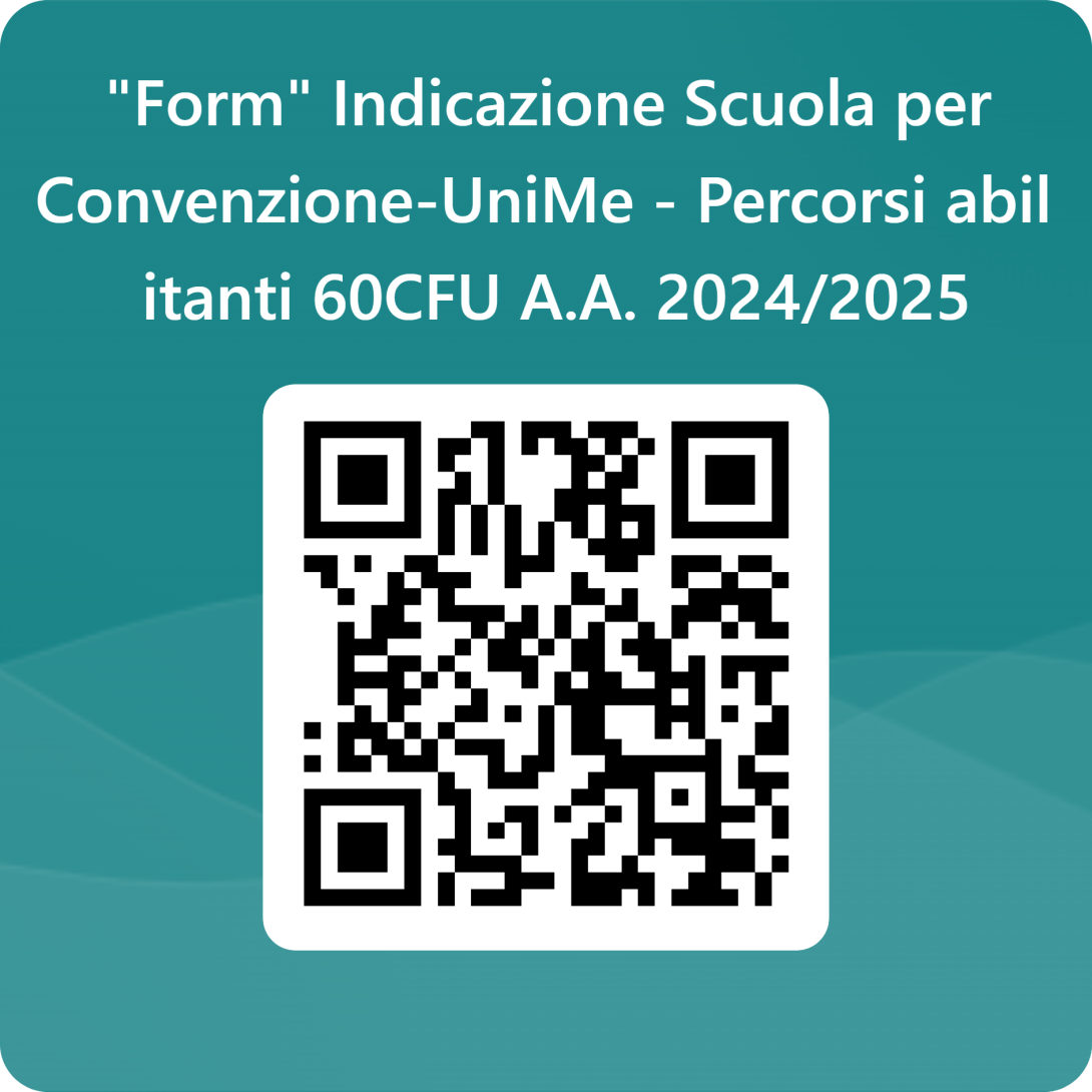 QRCode per _Form_ Indicazione Scuola per Convenzione-UniMe